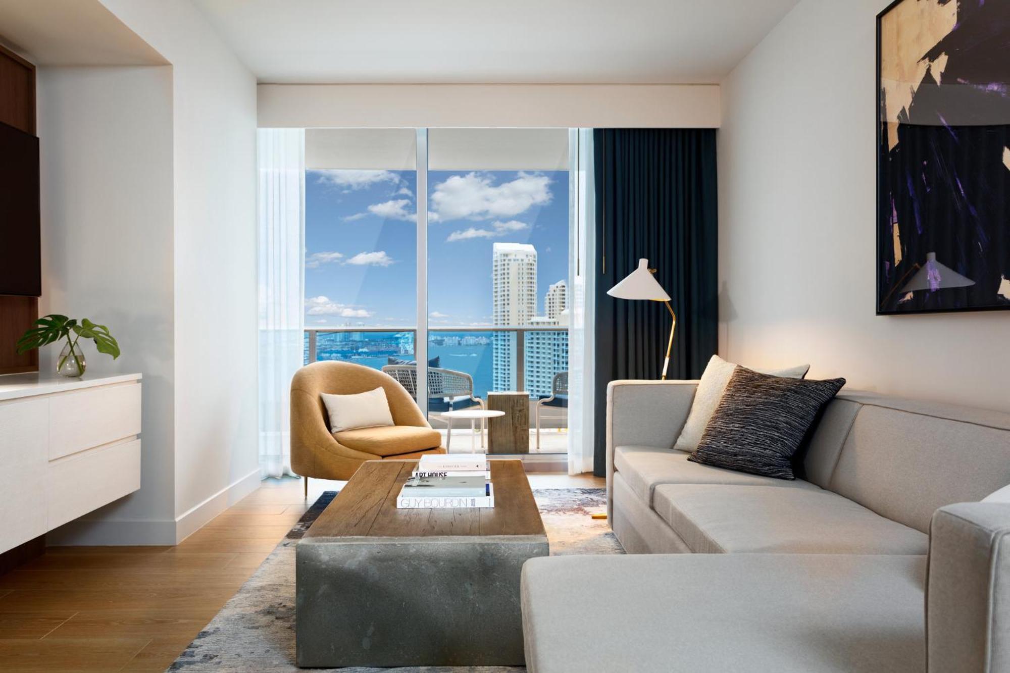 Kimpton Epic Hotel By Ihg Miami Zewnętrze zdjęcie Living room